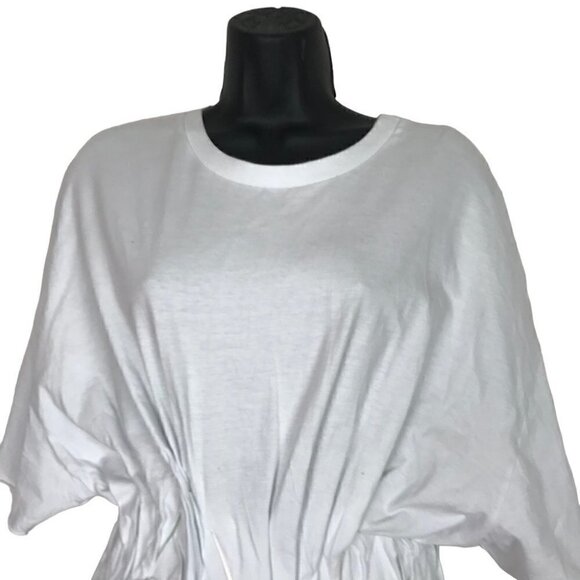 Natasha Zinko  White Cotton Bunched Shirt Size 34 - Picture 3 of 8